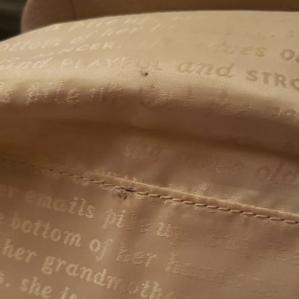 Kate Spade Light Purple Satchel with Bow and Scarf - Picture 14 of 14